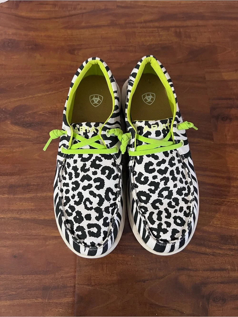 Ariat Hilo Zebra Print Loafers size 8.5
